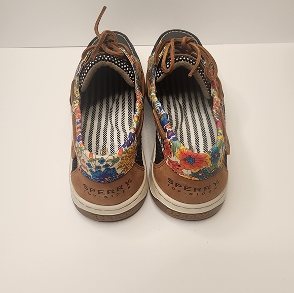 Sperry Topsider Bluefish Liberty Floral Boat Shoe - Ladies Size 8.5 - NWOB - Picture 3 of 5